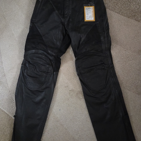 Harley Davidson Fx0054 Ballistic Leather Nylon Pant 34